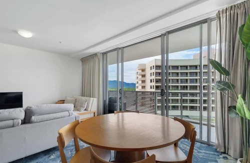 Cairns Central Business District Apartment | Horizons at Harbour Lights—Tropical Poolside Flair