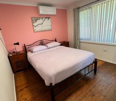 Doonside House | Fragrant Homes-68B independent aircon room, with 65’TV, queen size beds, rest sofa, built in wardrobe