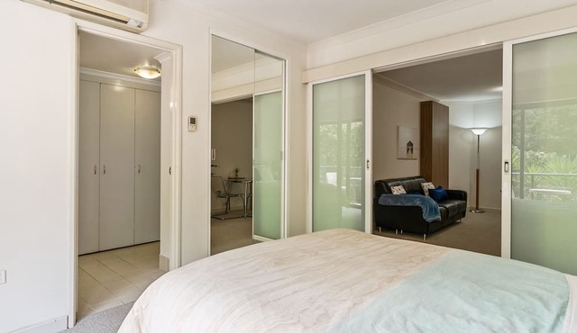 Balcony, bath, kitchen, laundry, pool, tennis court, gym, designated car bay