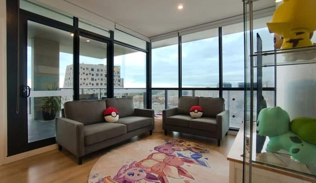 Pokemon Inspired Apt -Pool-Gym-Sauna-Steam Room